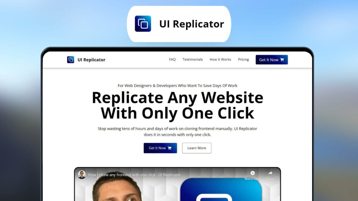 Ui Replicator Lifetime Deal Image