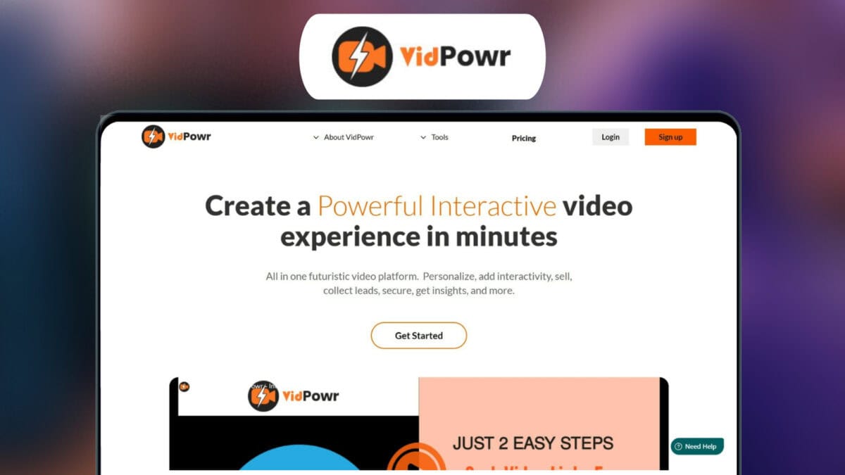 Vidpowr Lifetime Deal Image