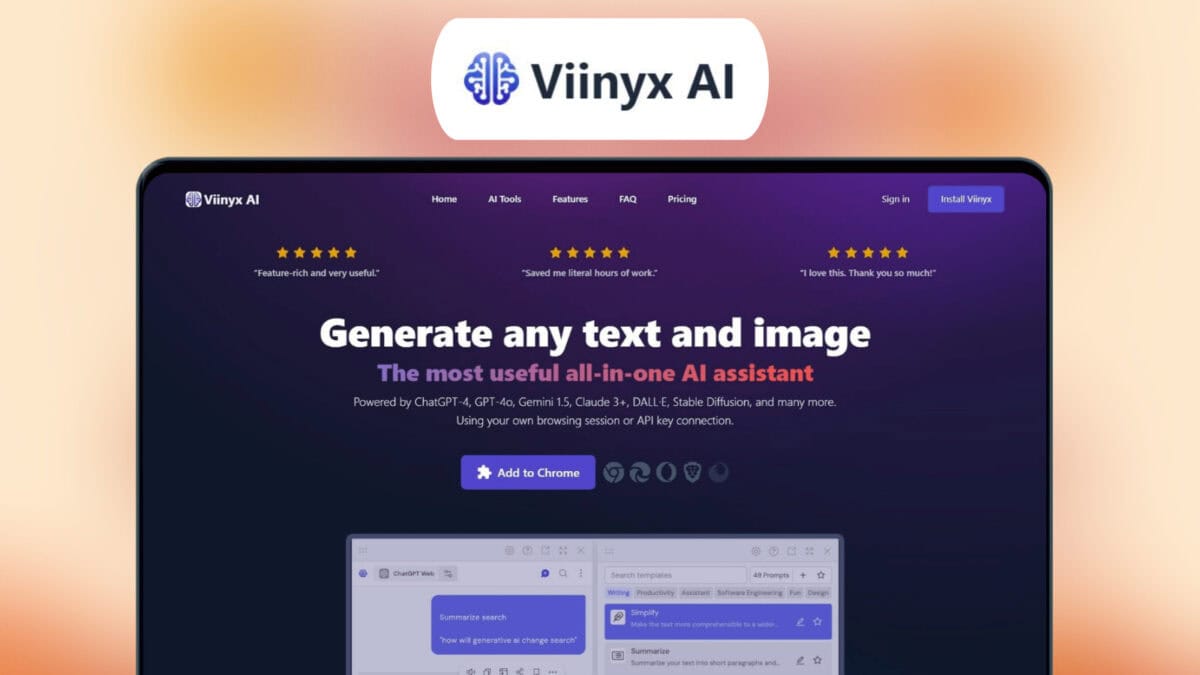 Viinyx Lifetime Deal Image