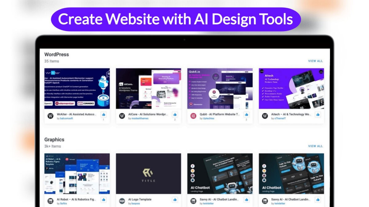 Creatw Website With Ai Design Tools