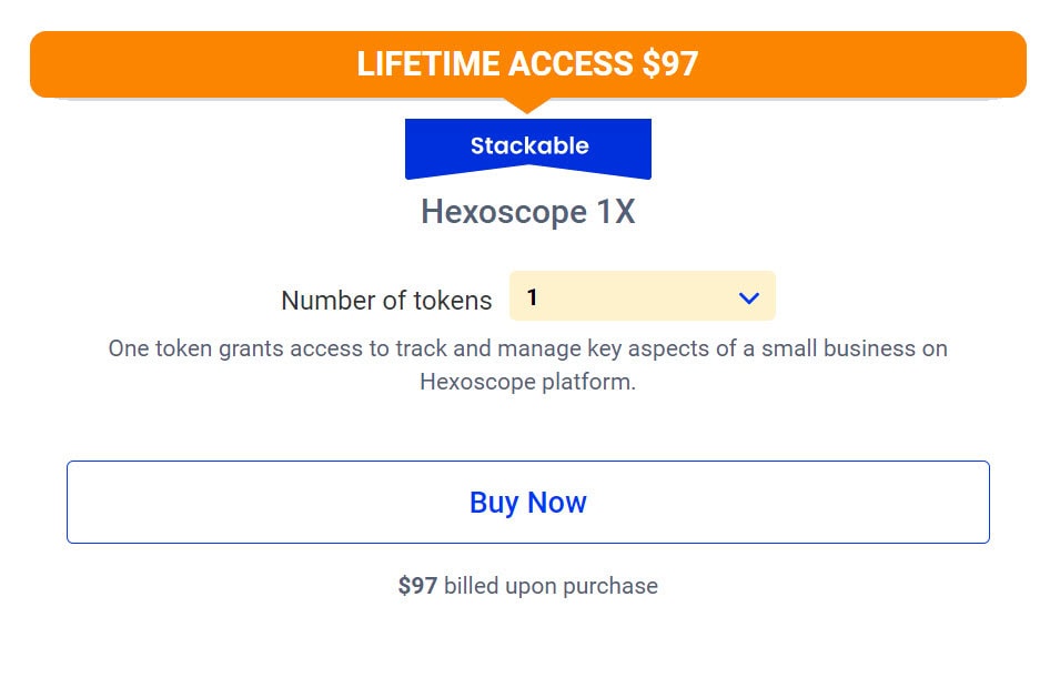 Hexoscope Lifetime Deal Pricing