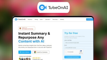 TubeOnAI Lifetime Deal – 20% OFF 🔊 Instant YouTube & Podcasts Summaries!