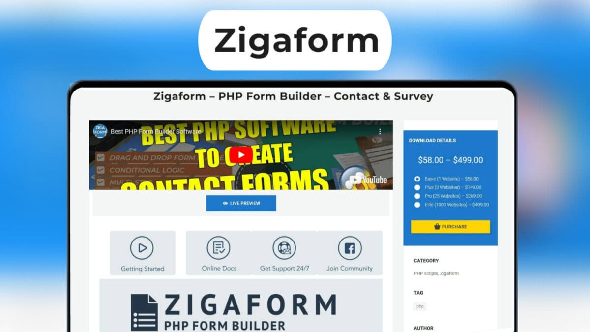 Zigaform – Php Form Builder Image