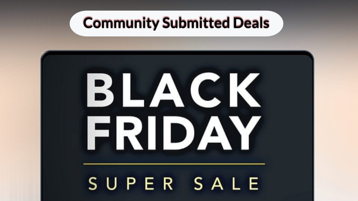 Communited Submitted Black Friday Deals