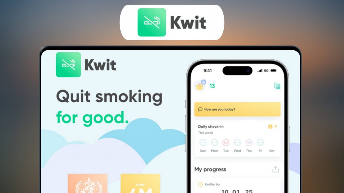 Kwit Stop Smoking App Premium Image