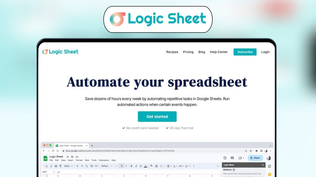 Logic Sheet Lifetime Deal Image