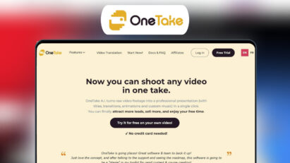 OneTake AI Black Friday Lifetime Deal 🎥 Video Editing Software