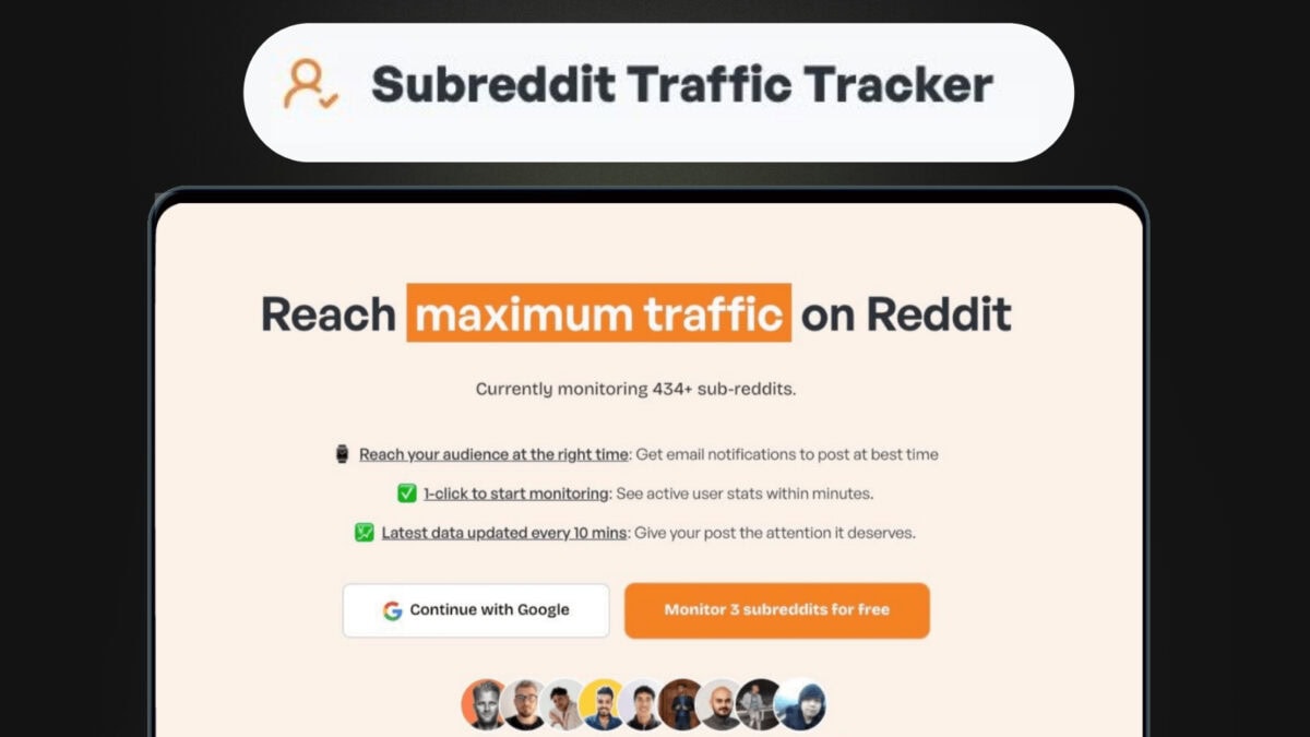 Subreddit Traffic Tracker Image