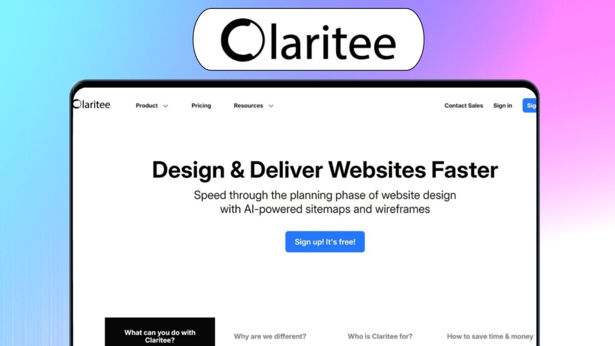 Claritee Lifetime Deal Image