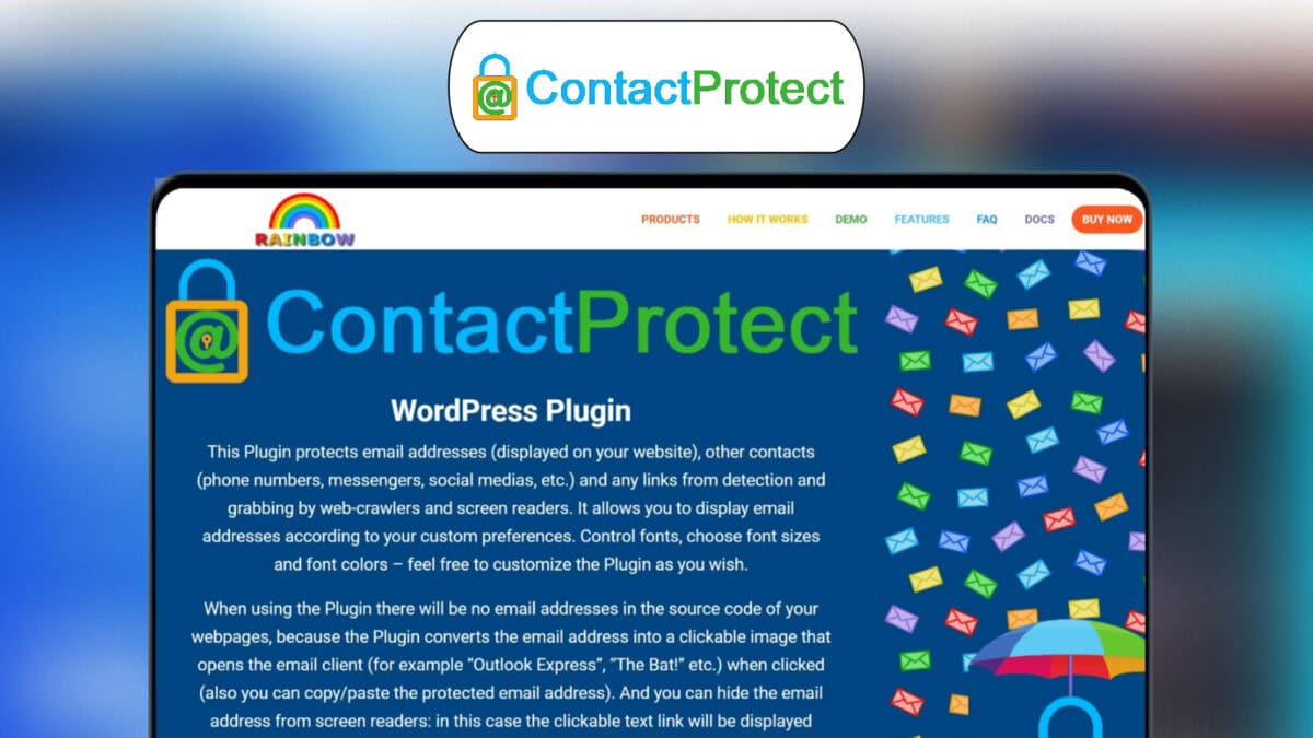 Contactprotect Wp Plugin Lifetime Deal Image