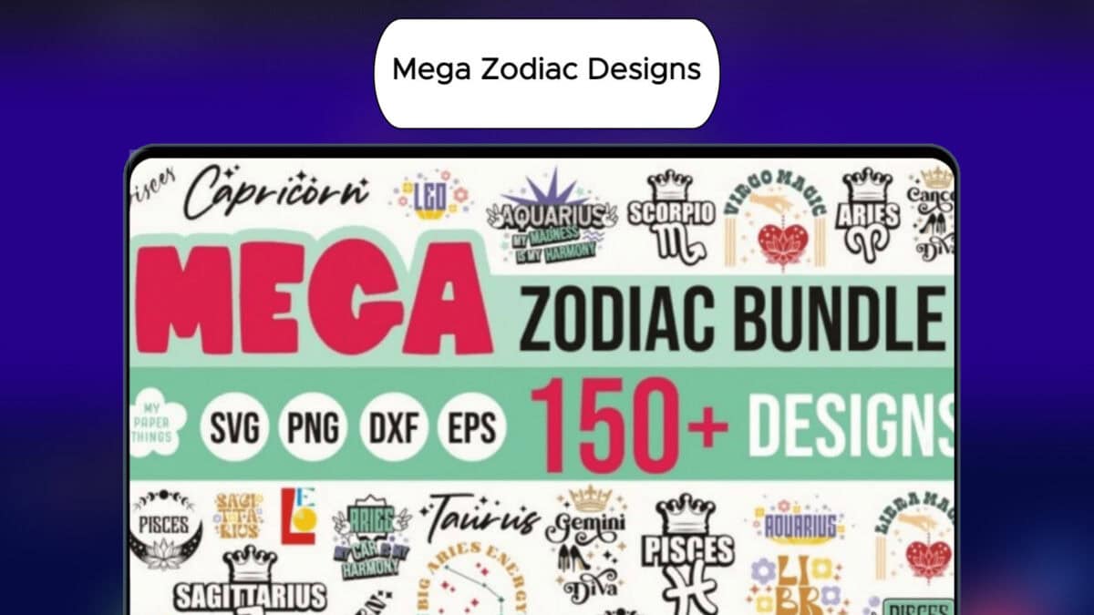 Mega Zodiac Designs Bundle Lifetime Deal Image