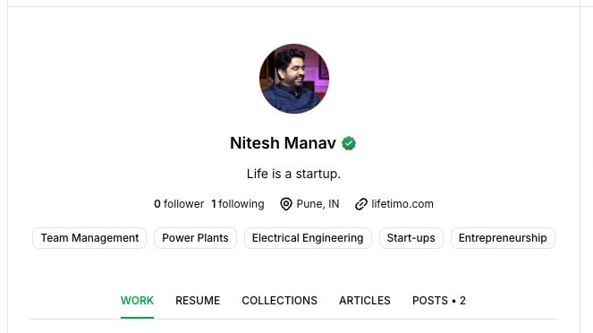 Nitesh Manav On Peerlist