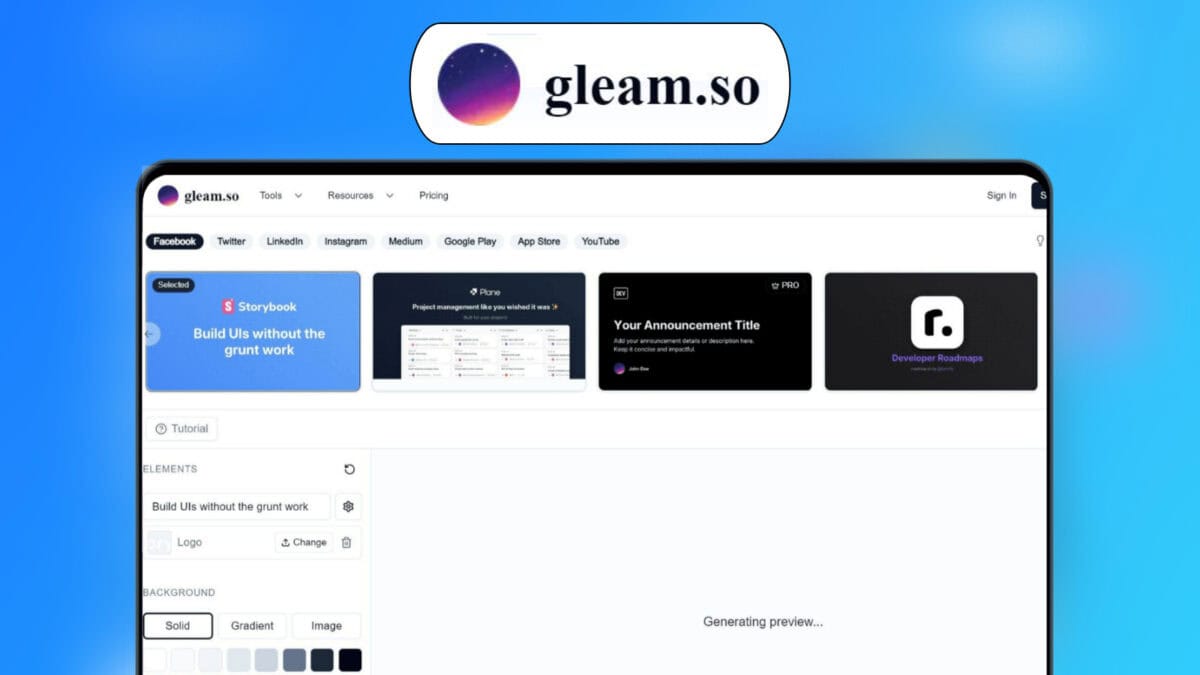 Gleam Lifetime Deal Image