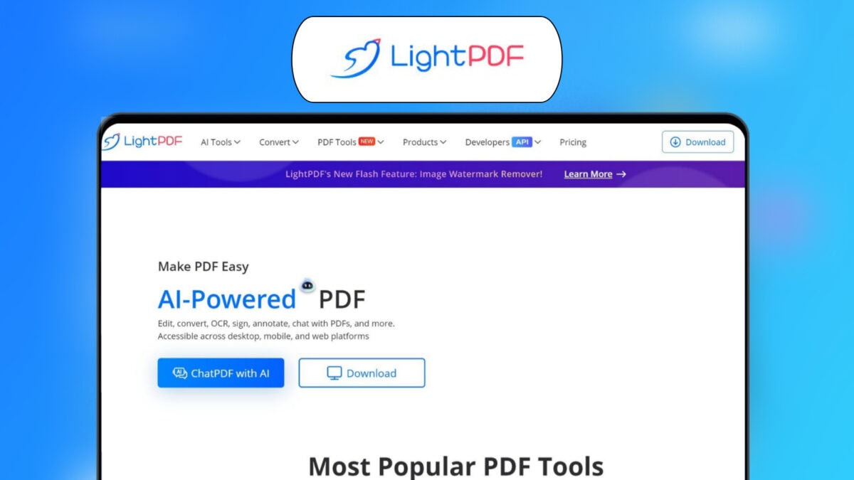 Lightpdf Lifetime Deal Image