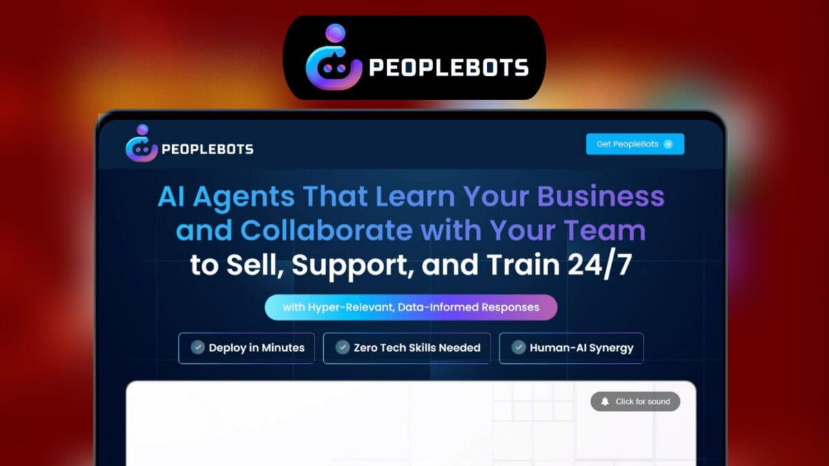 Peoplebots Lifetime Deal Image