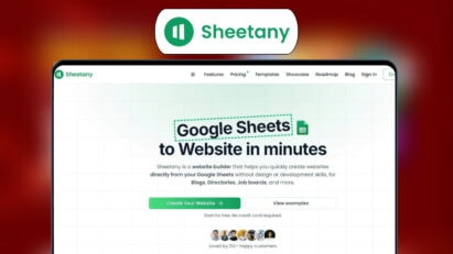 Sheetany Lifetime Deal 🌐 Build Websites from Google Sheets Effortlessly