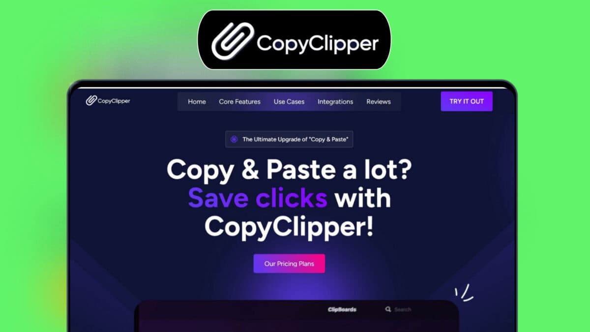 Copyclipper Lifetime Deal Image