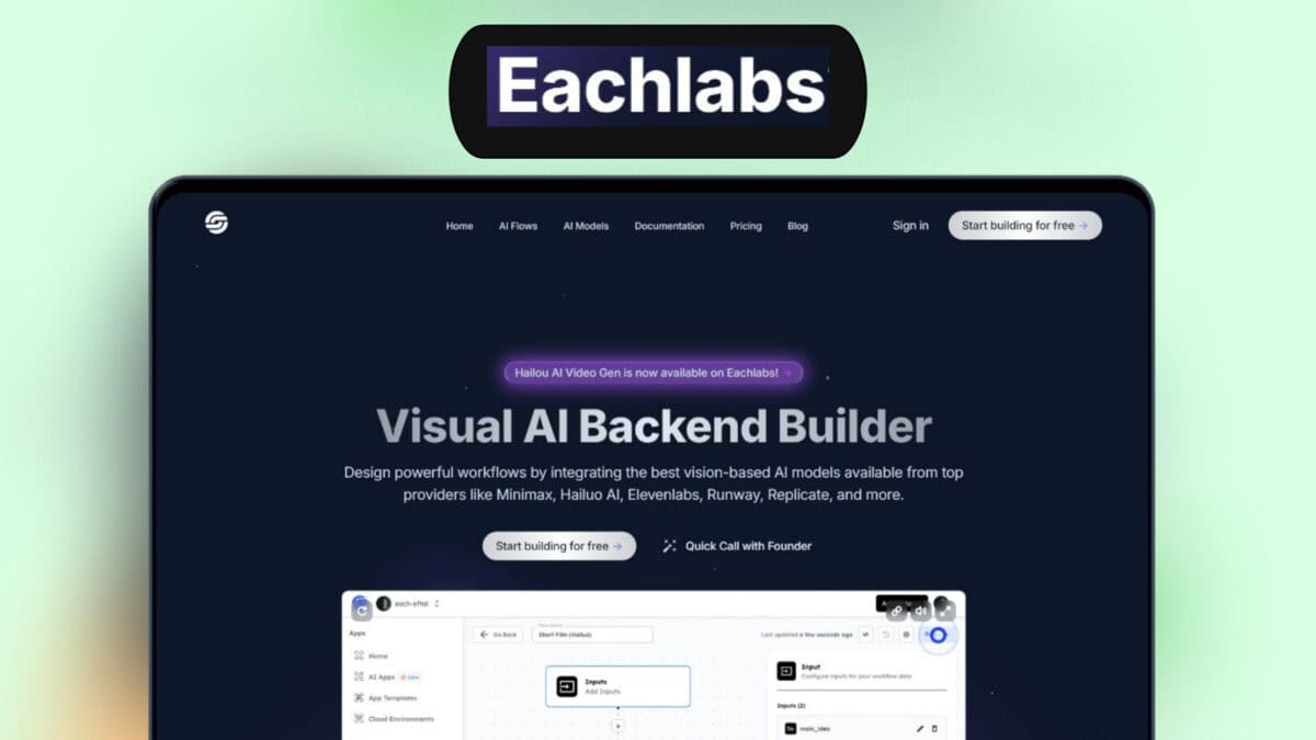 Eachlabs Lifetime Deal Image