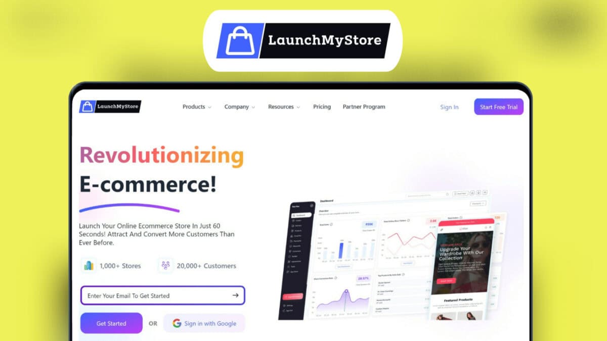 Launchmystore Lifetime Deal Image