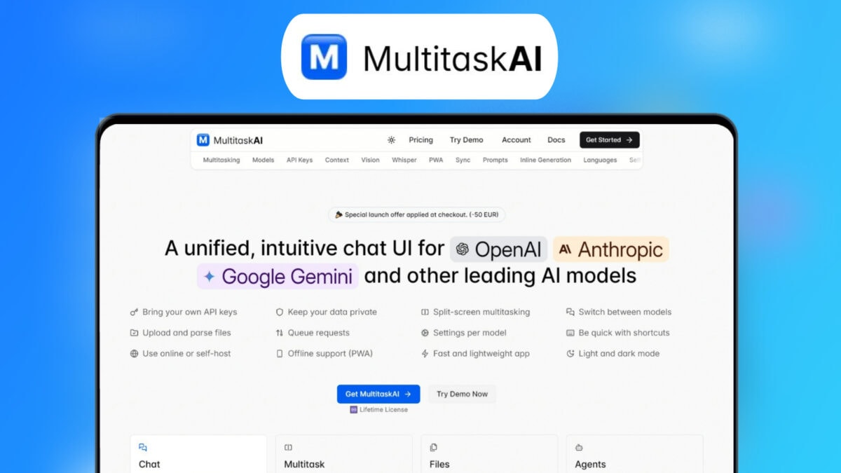 Multitaskai Lifetime Deal Image