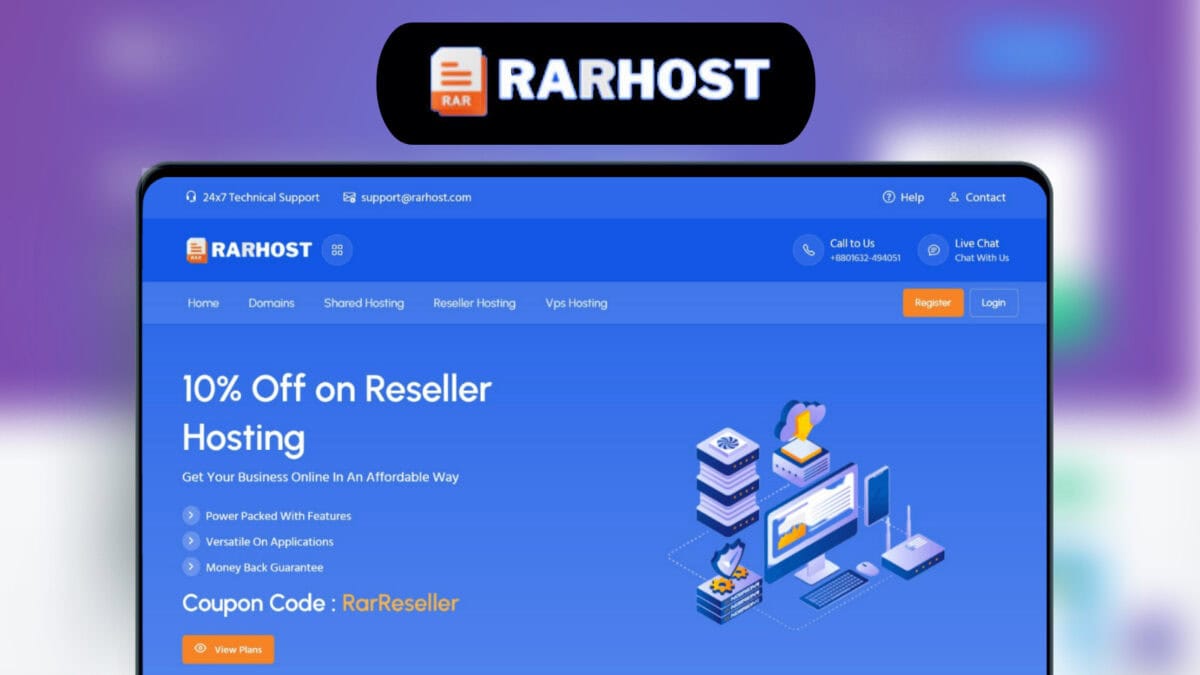 Rarhost Lifetime Deal Image