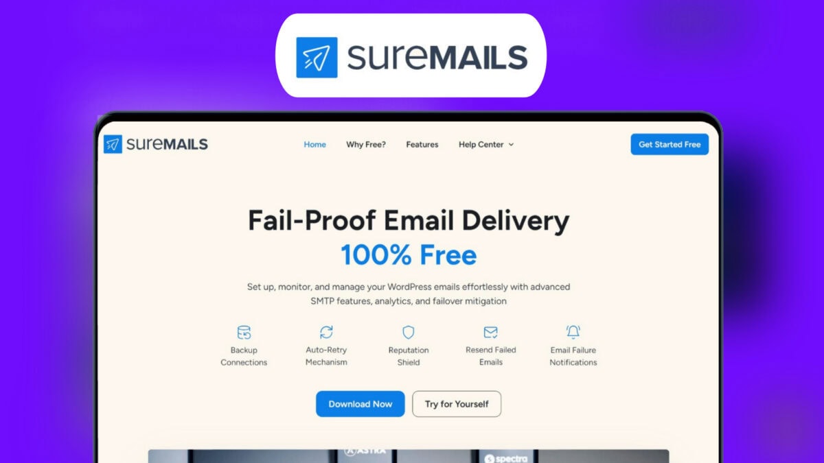 SureMails 📧  Free Forever Email Delivery Solution for WordPress