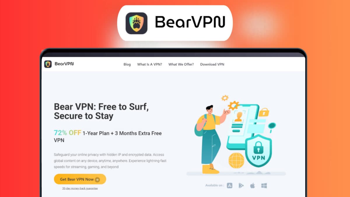 Bear vpn deal image