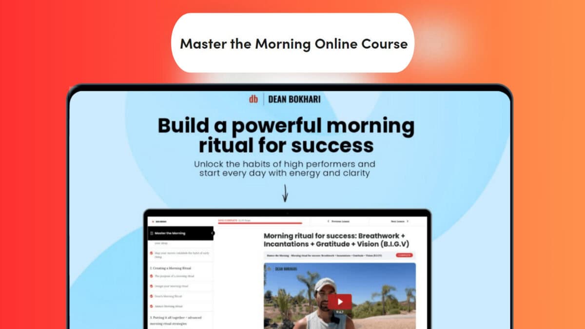 Master The Morning Online Course Lifetime Deal Image