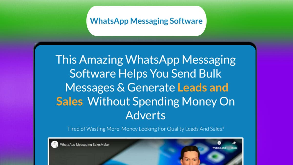 Whatsapp messaging salesmaker reseller bundle lifetime deal image