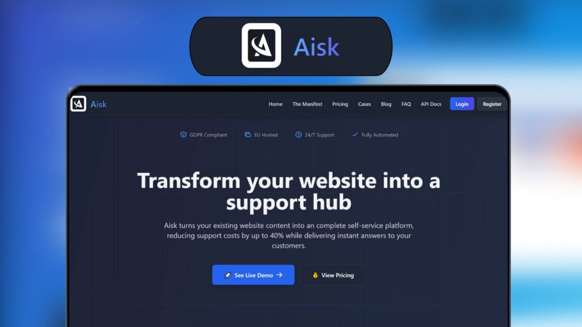 Aisk lifetime deal image