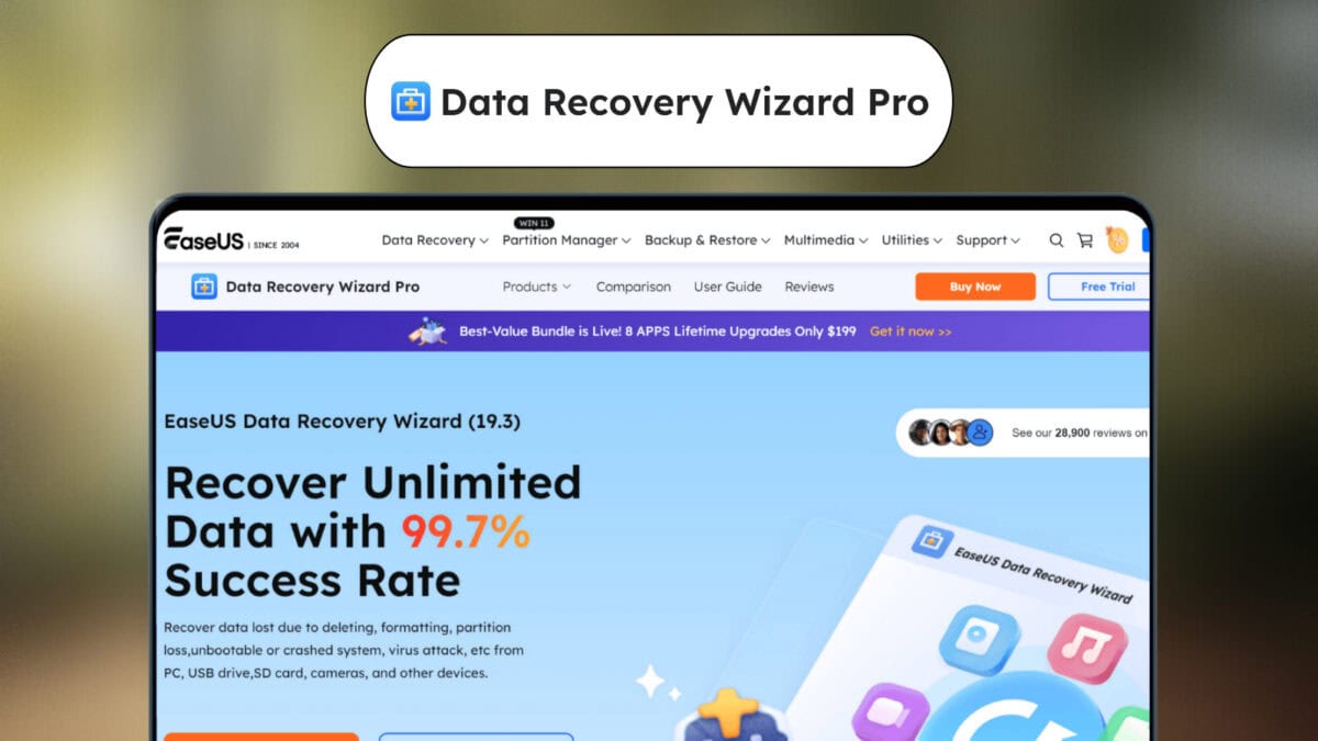 Easeus data recovery wizard pro deal image