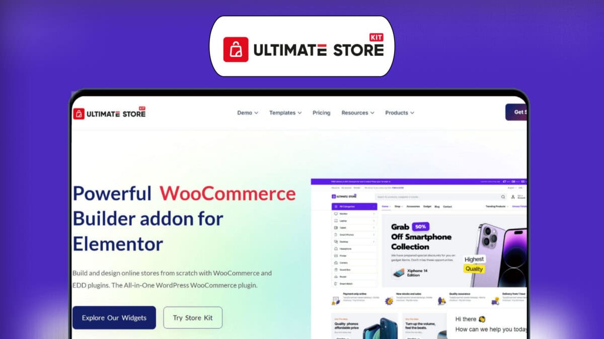 Ultimate store kit lifetime deal image
