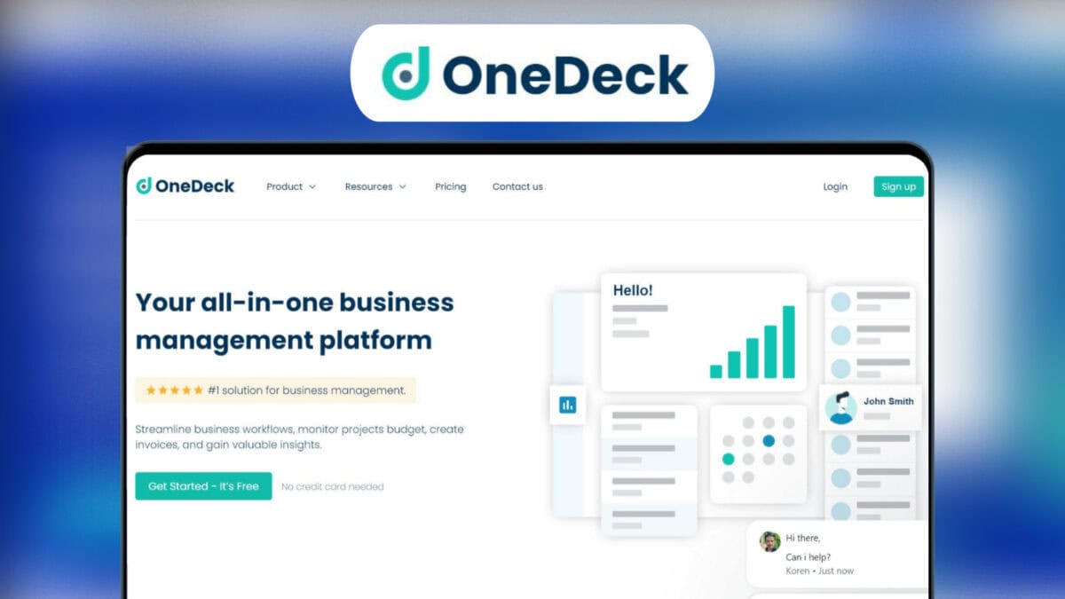 Onedeck lifetime deal image