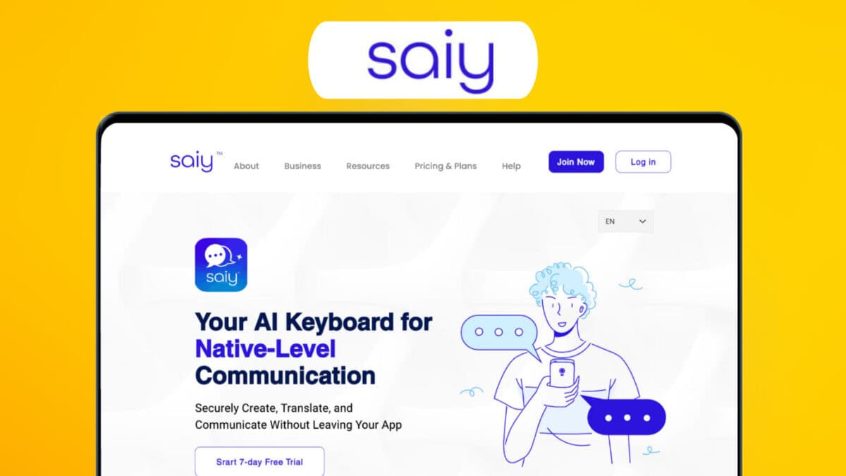 Saiy lifetime deal image