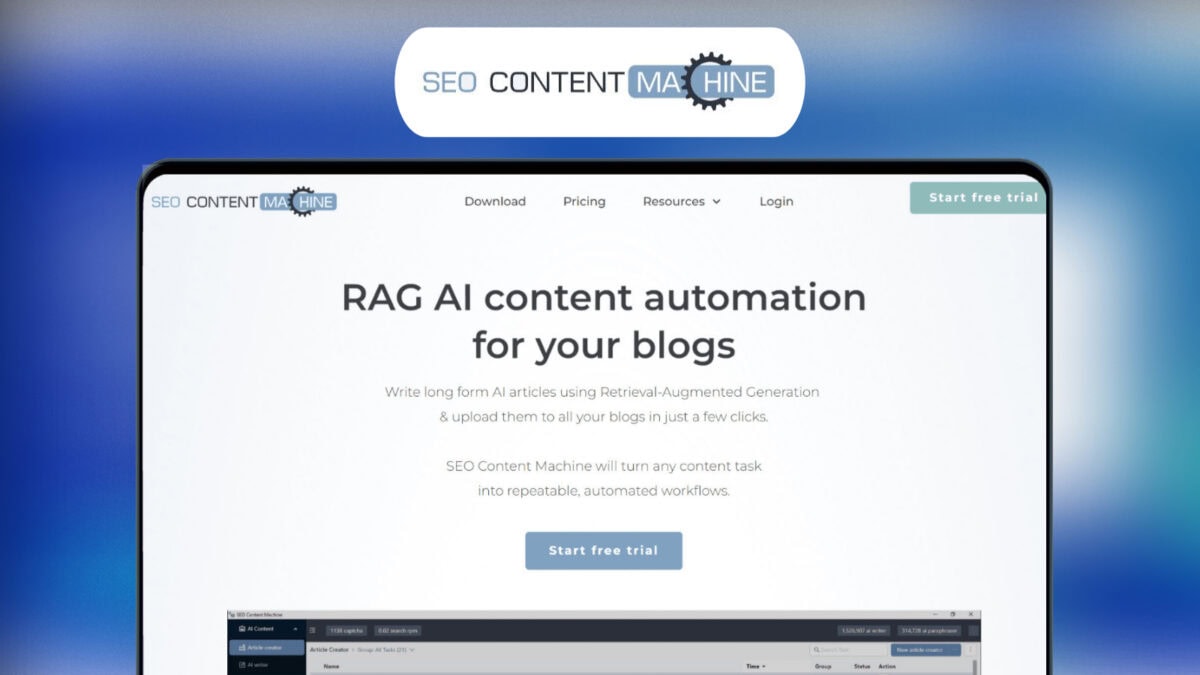 Seo content machine lifetime deal image