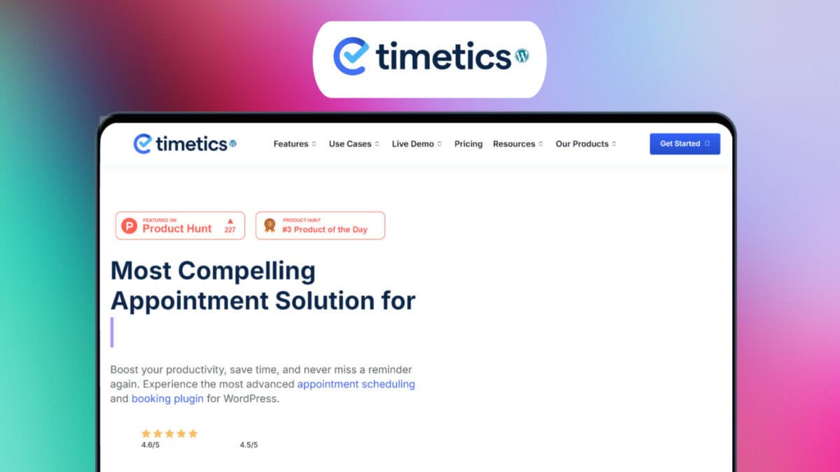 Wp timetics lifetime deal image
