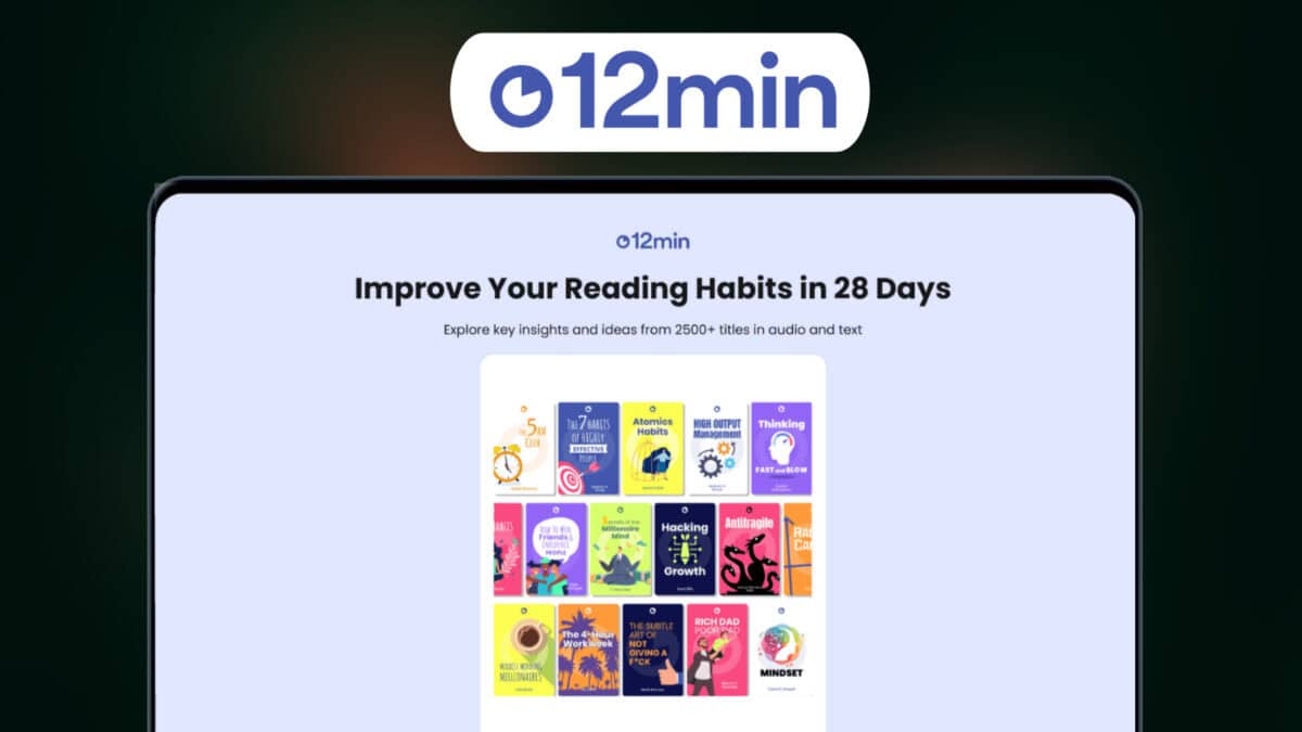 12min micro book library lifetime deal image