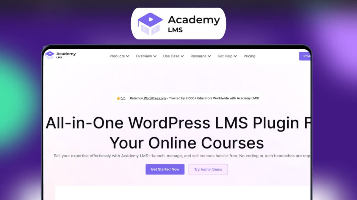 Academy lms lifetime deal image