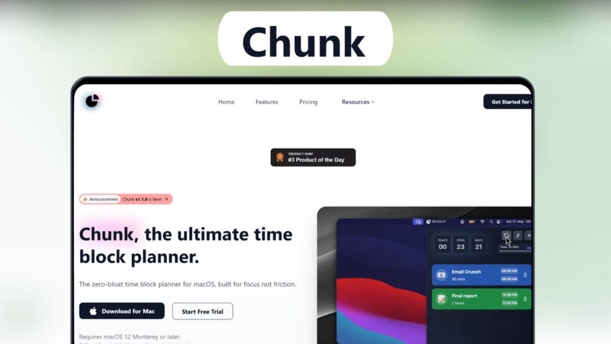 Chunk lifetime deal image