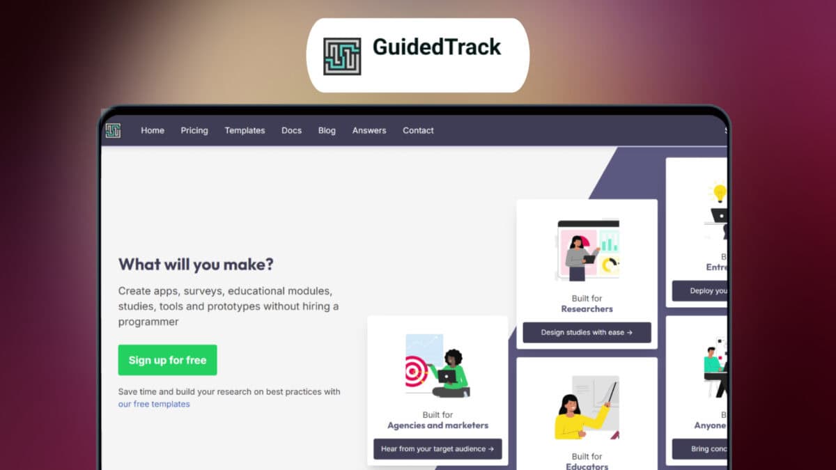 Guidedtrack lifetime deal image