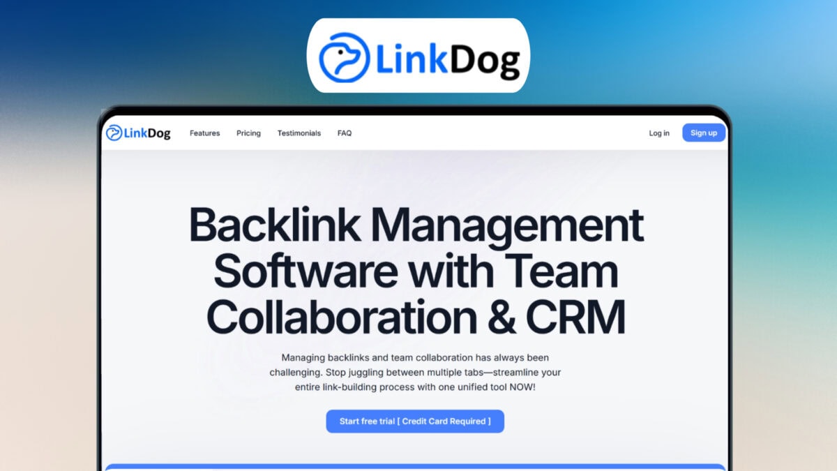 Linkdog lifetime deal image