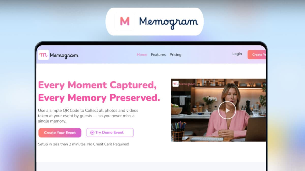 Memogram lifetime deal image