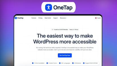 OneTap Lifetime Deal - $50 OFF Code Inside | Boost Website Usability & Compliance