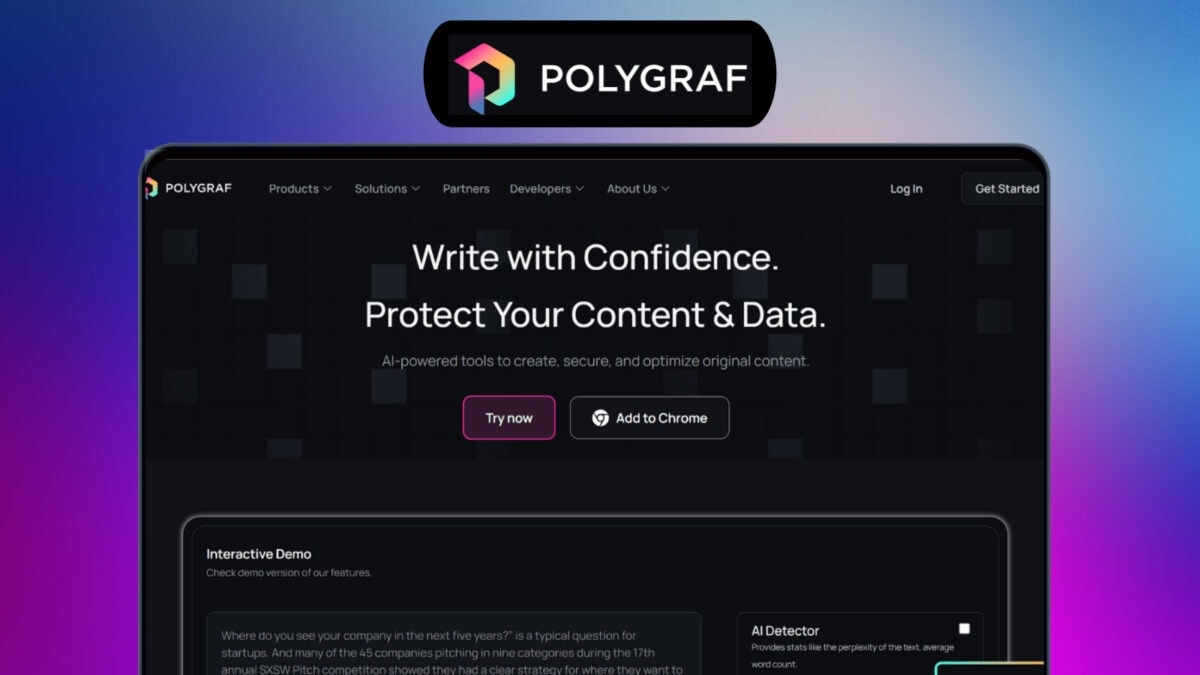 Polygraf ai lifetime deal image