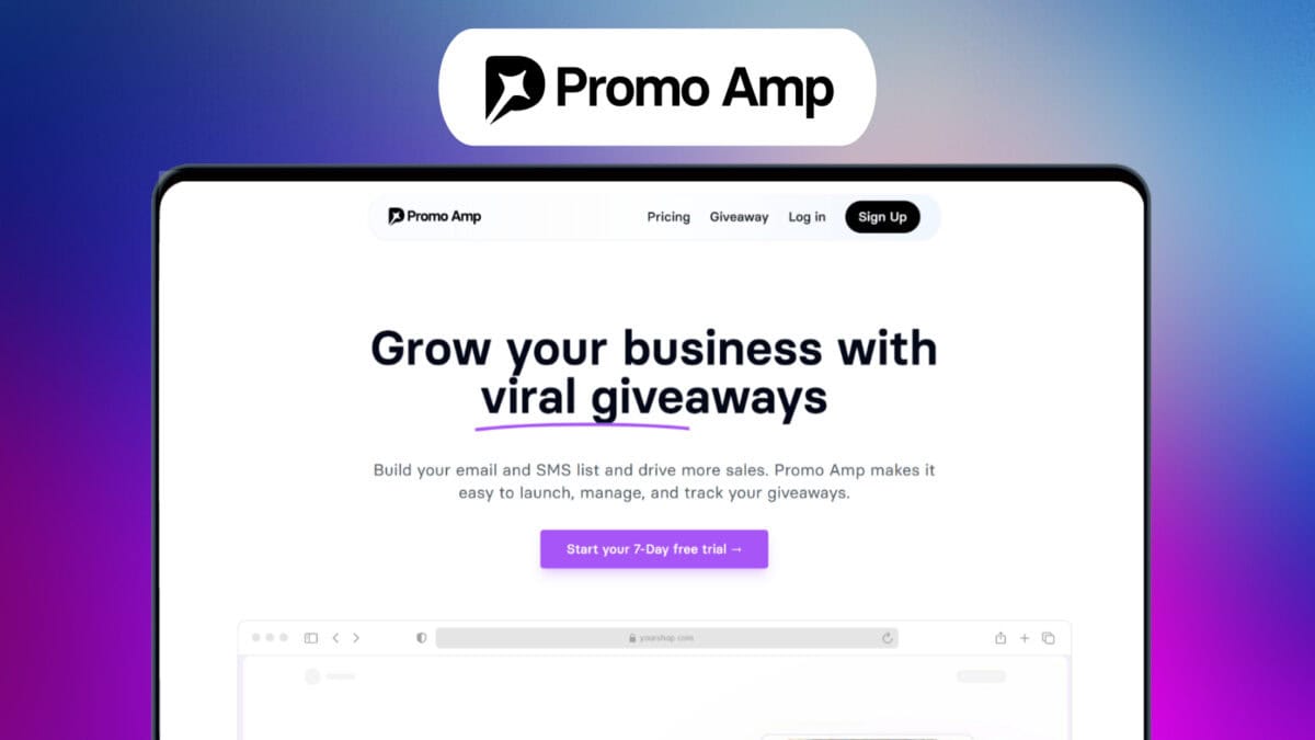Promo amp lifetime deal image