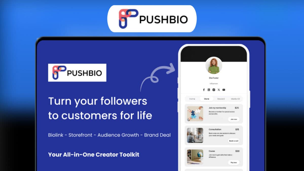 Pushbio lifetime deal image