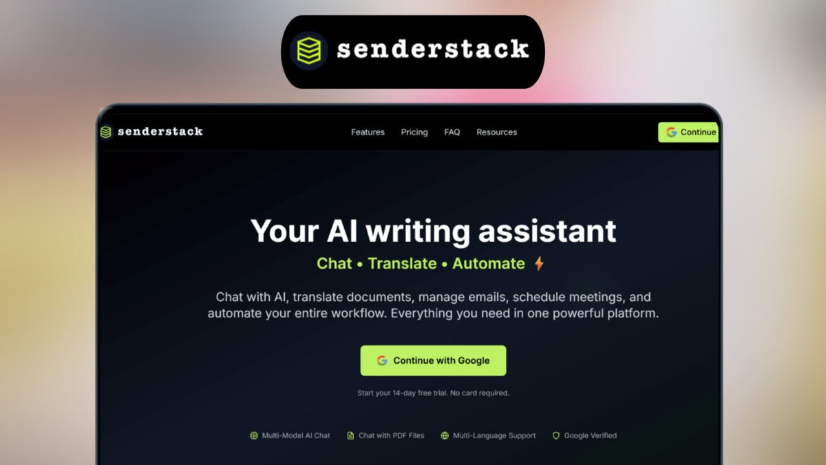 Senderstack lifetime deal image