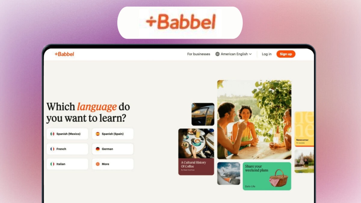 Babbel language learning image