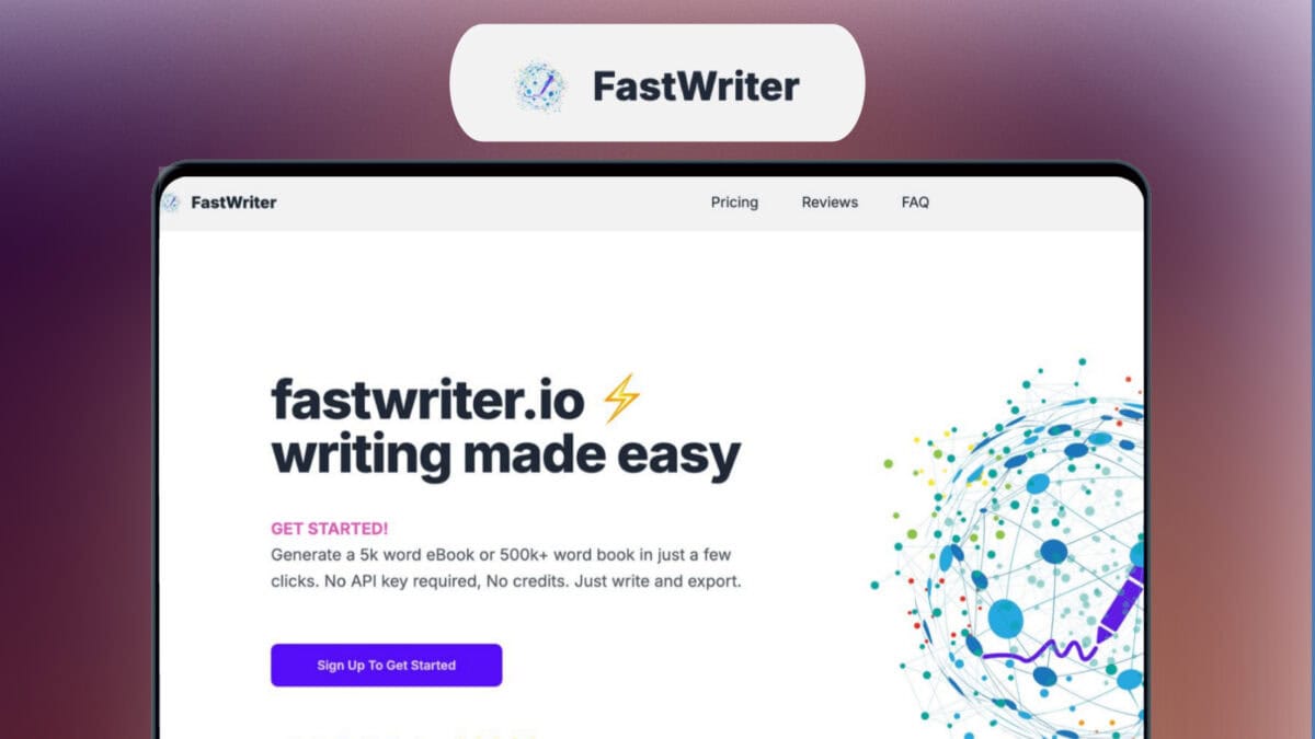 Fastwriter lifetime deal featured image