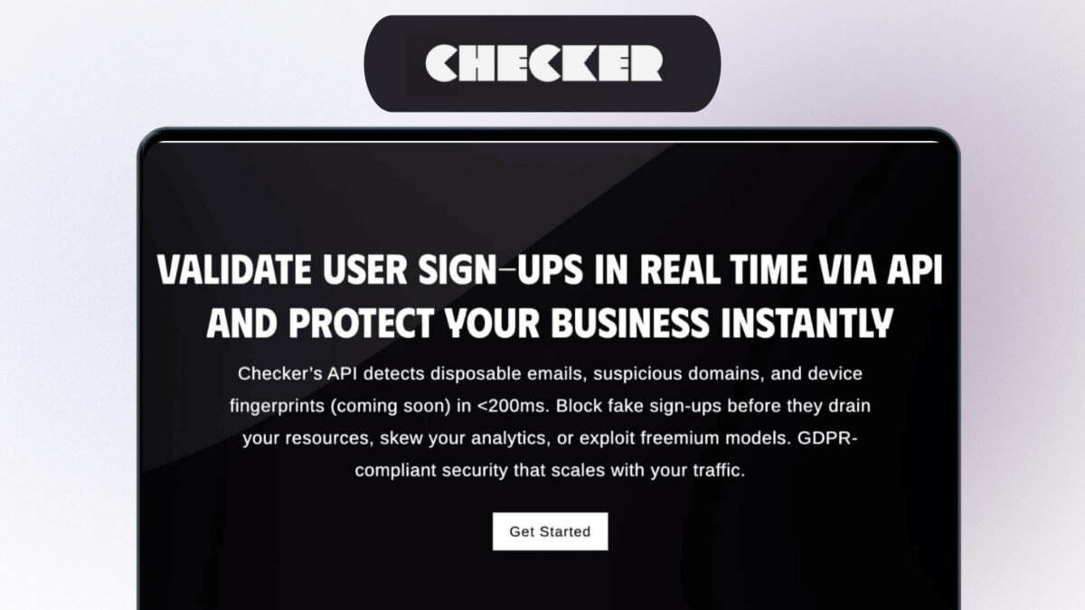 Checker lifetime deal featured image